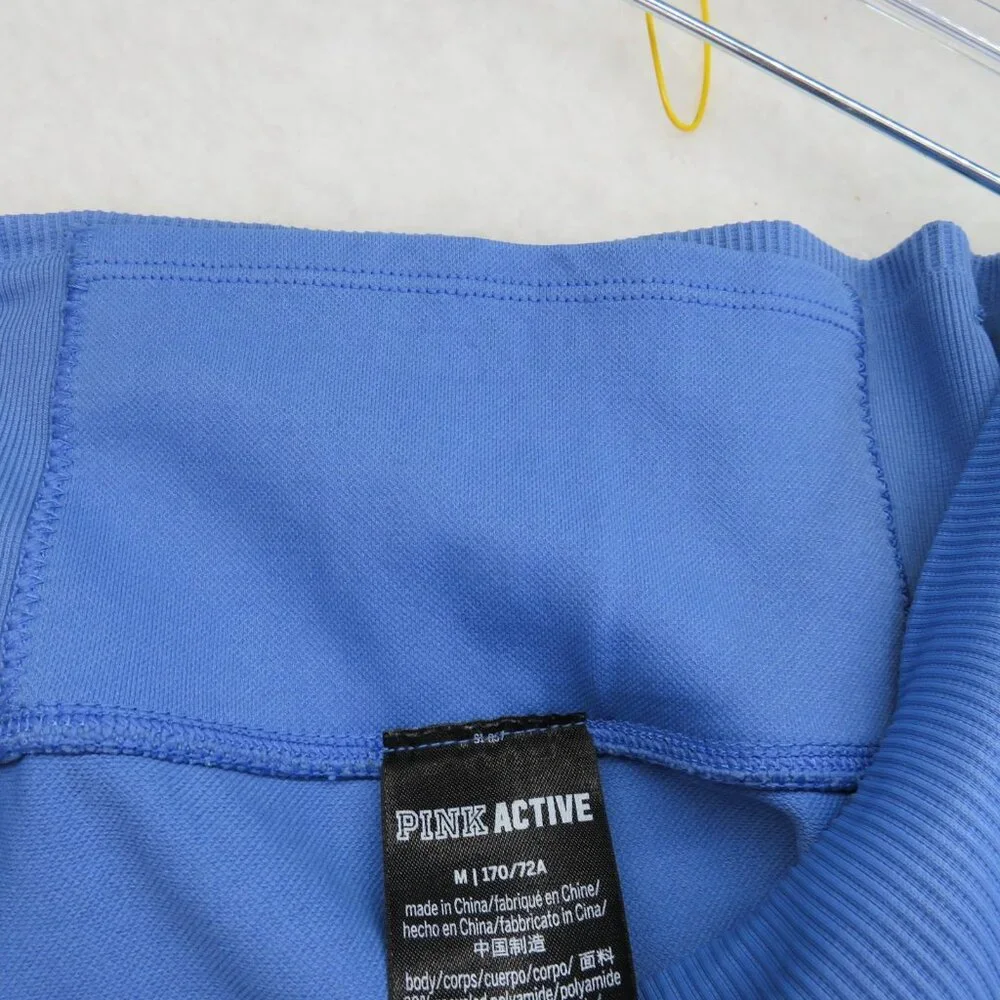 PINK Active Leggings Womens Medium Blue Seamless High Waist Stretch‎ Yoga Pants